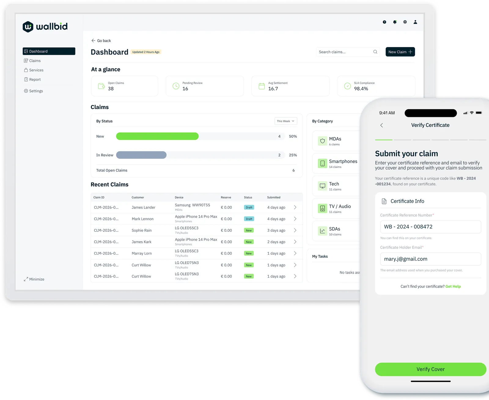 Claims AI Dashboard