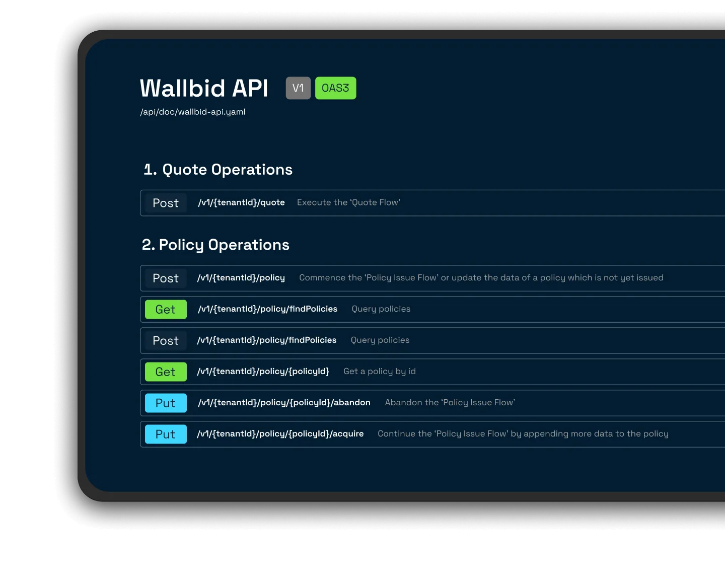 API